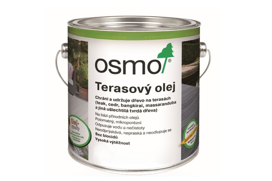 OSMO terasový olej šedý 019, objem:0,75l